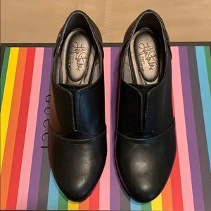 Escarpins LifeStride Soft System - Talons Bas 1-1.9 Pouces, Taille 8M, Bleu Foncé, Cuir, Neuf Sans Boîte